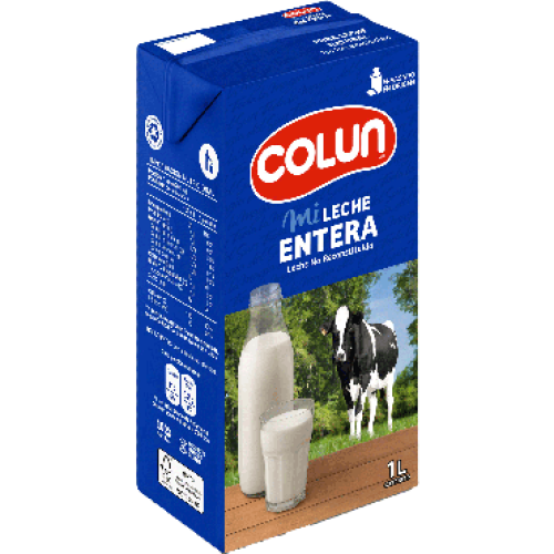 colun - leche entrera 1l caja chica